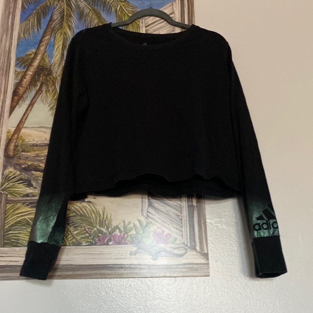 Adidas long sleeve holographic details 1x